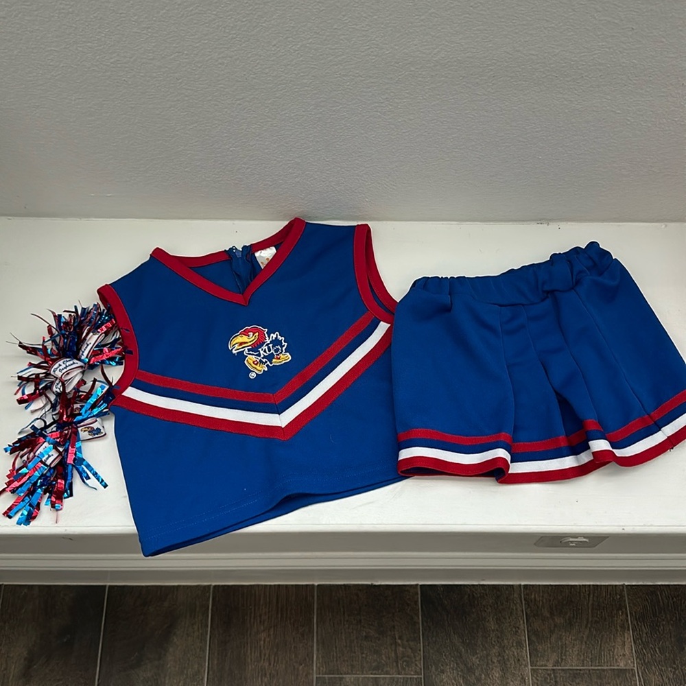 KU cheerleader set